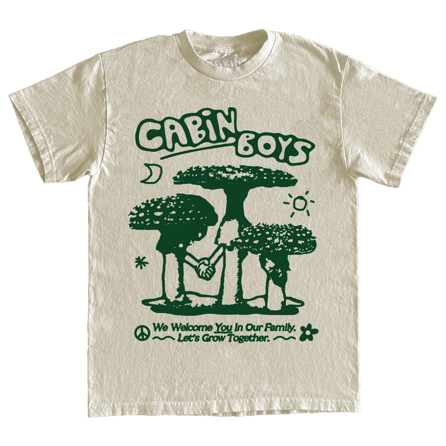 Grow Together Tee - Cream