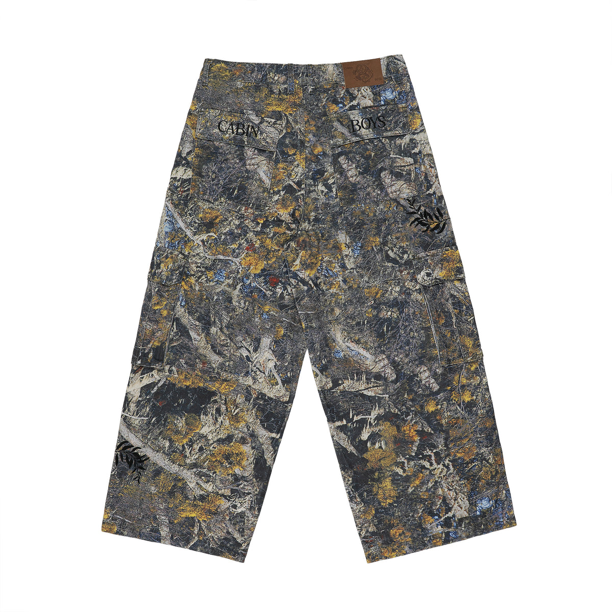 Moonless X Cabin Boys Touch Grass Baggy Camo Jeans