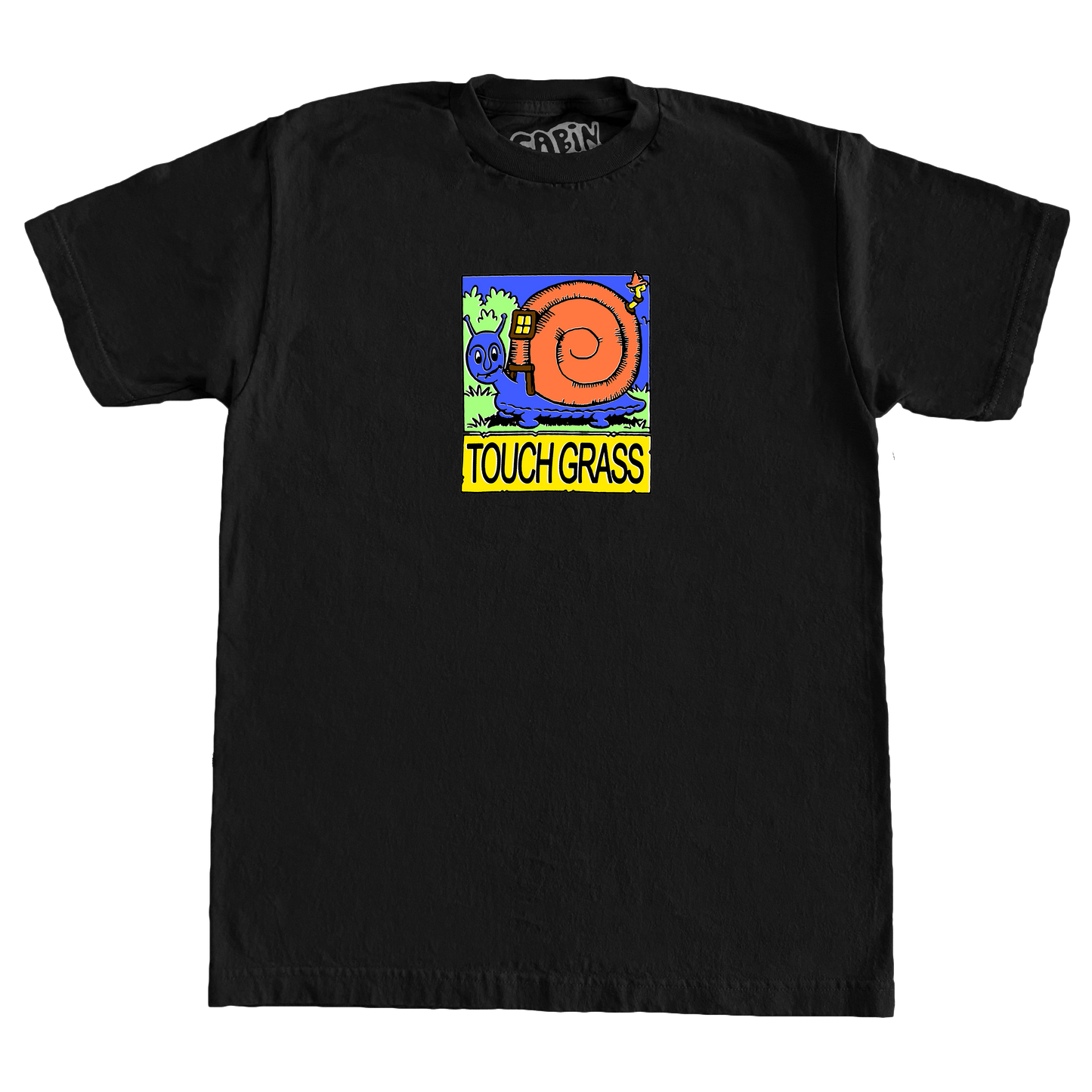 Touch Grass Tee - Black