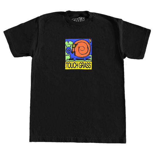 Touch Grass Tee - Black