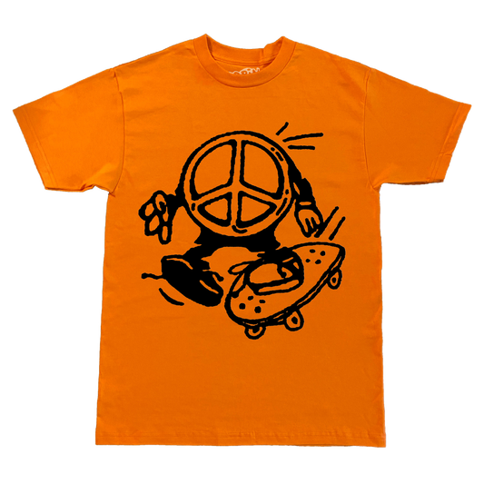 Peace Out Tee - Orange